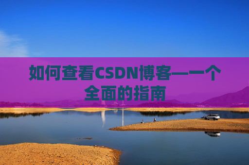 如何查看CSDN博客—一个全面的指南